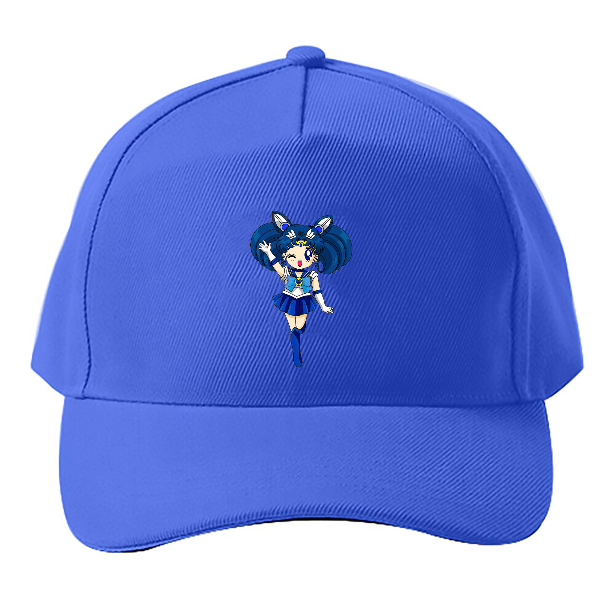 （画像用） 美少女戦士セーラームーン 水野 亜美 みずの あみ Sailor Moon Mizuno Ami ベースボールキャップ 綿100％ 男女兼用 帽子 スポーツ